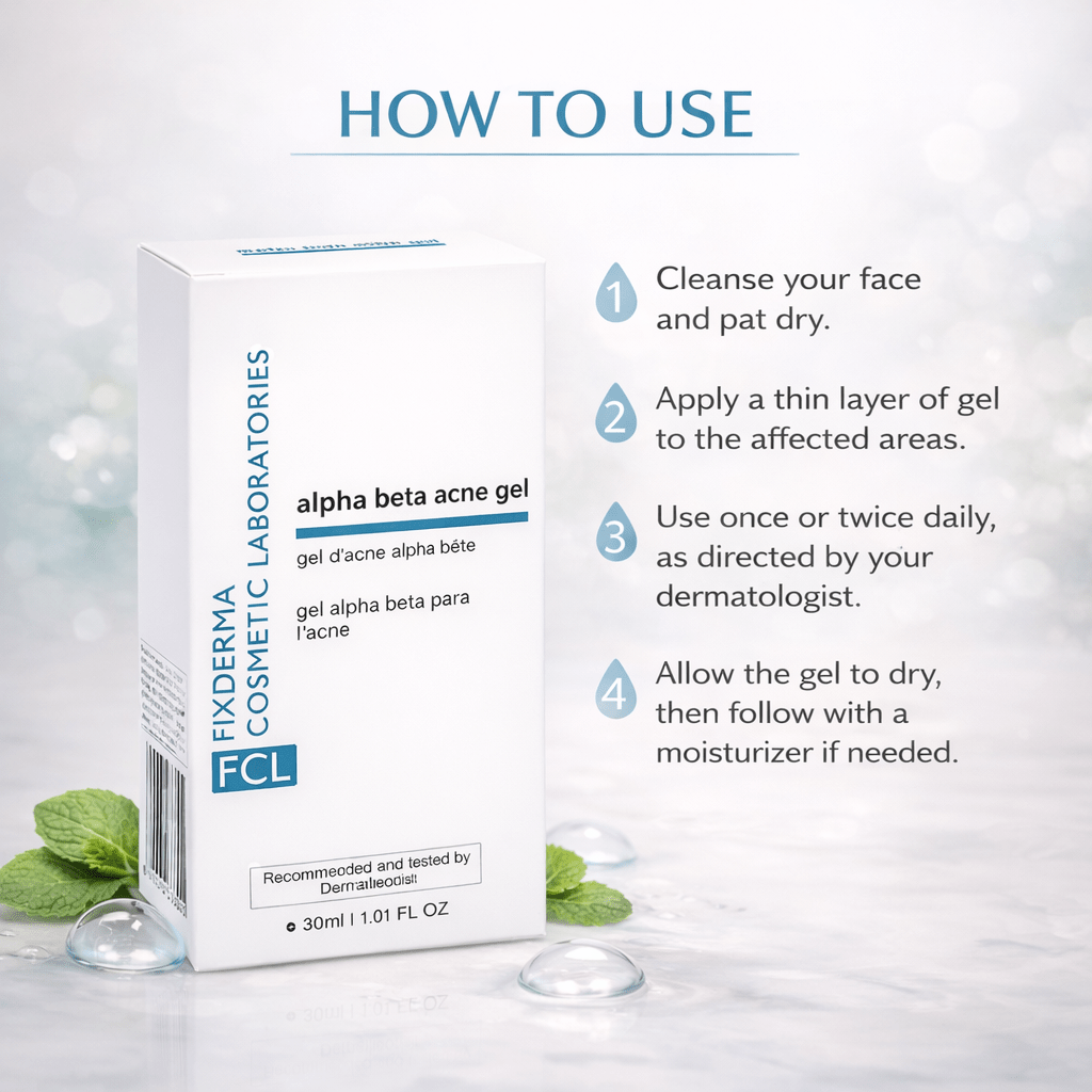 Fixderma Alpha Beta Acne Gel - Cosmosentials