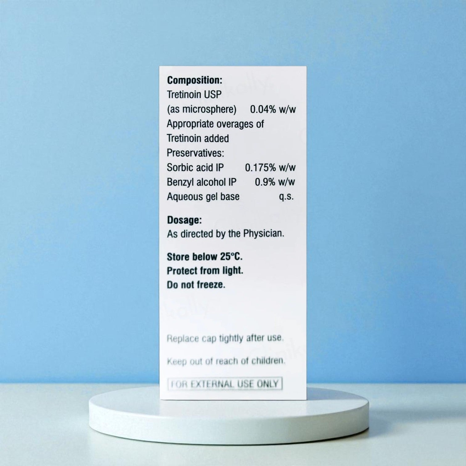 Flawlizo Micro 0.04% Pump Gel - Cosmosentials
