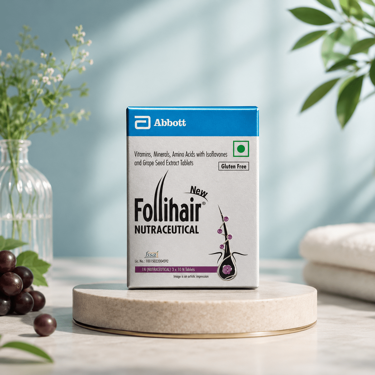 Follihair Nutraceutical Tablets - Cosmosentials