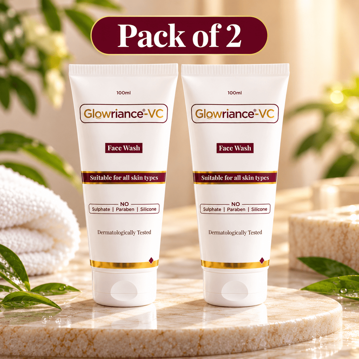 Glowriance-VC Face Wash 100 ml - Cosmosentials