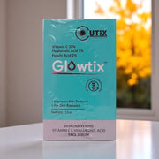 Glowtix Skin Lightening Vitamin C & Hyaluronic Acid Face Serum 15ml - Cosmosentials