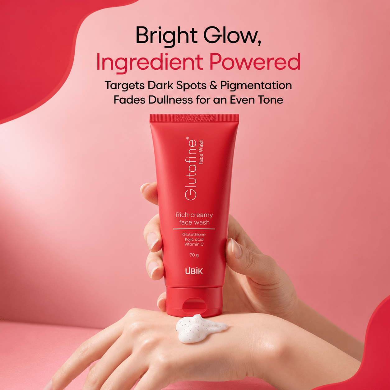 Glutafine Rich Creamy Face Wash - 70 gm  Cosmosentials