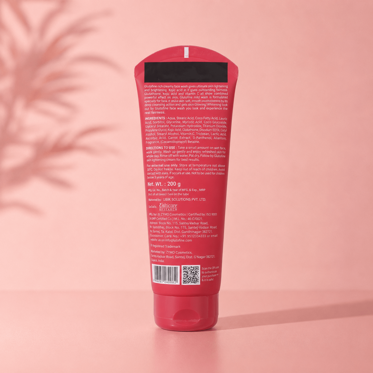 Glutafine Facewash 200g - Cosmosentials