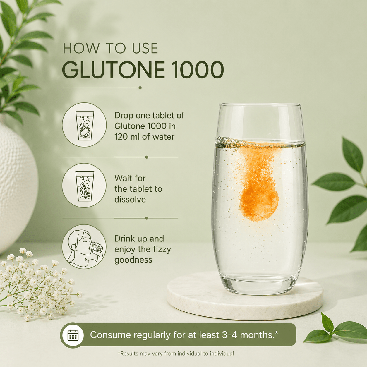Glutone 1000 Effervescent Tablets - Cosmosentials
