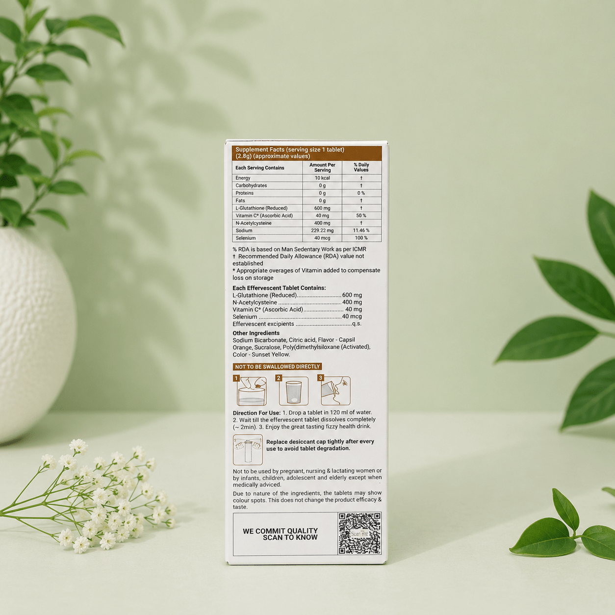 Glutone 1000 Effervescent Tablets - Cosmosentials