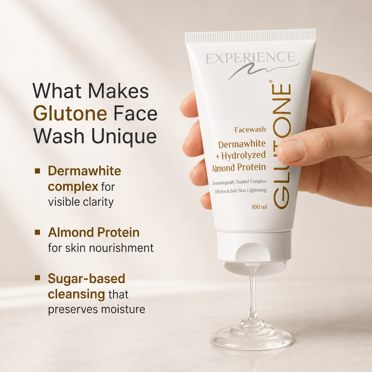 Glutone Facewash 100ml - Cosmosentials