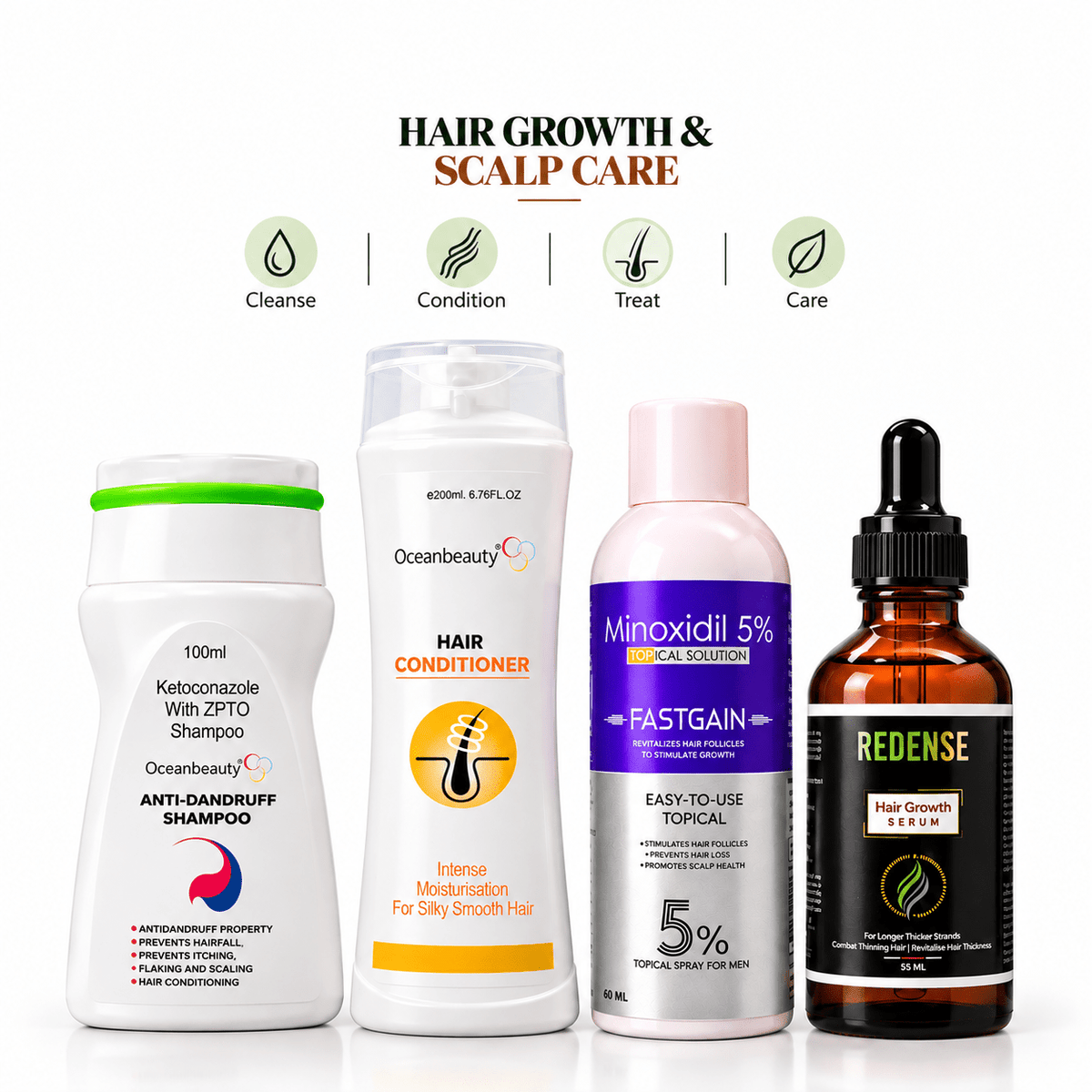 Hair Growth & Scalp Care Combo - Cosmosentials