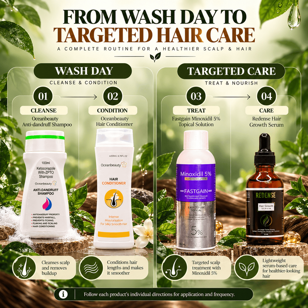Hair Growth & Scalp Care Combo - Cosmosentials