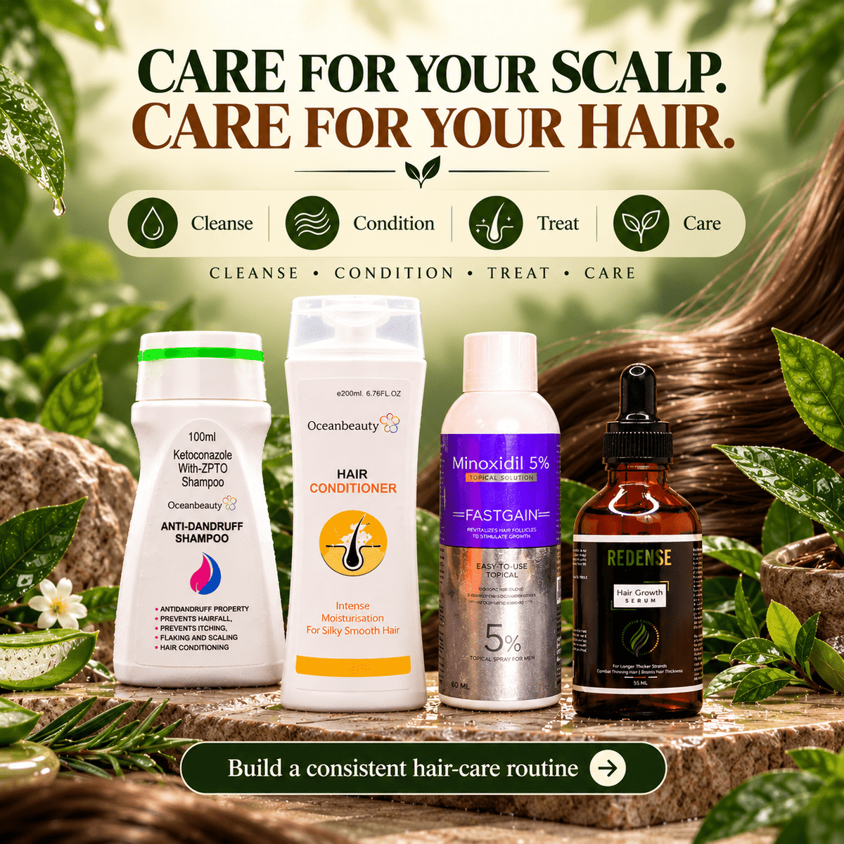 Hair Growth & Scalp Care Combo - Cosmosentials