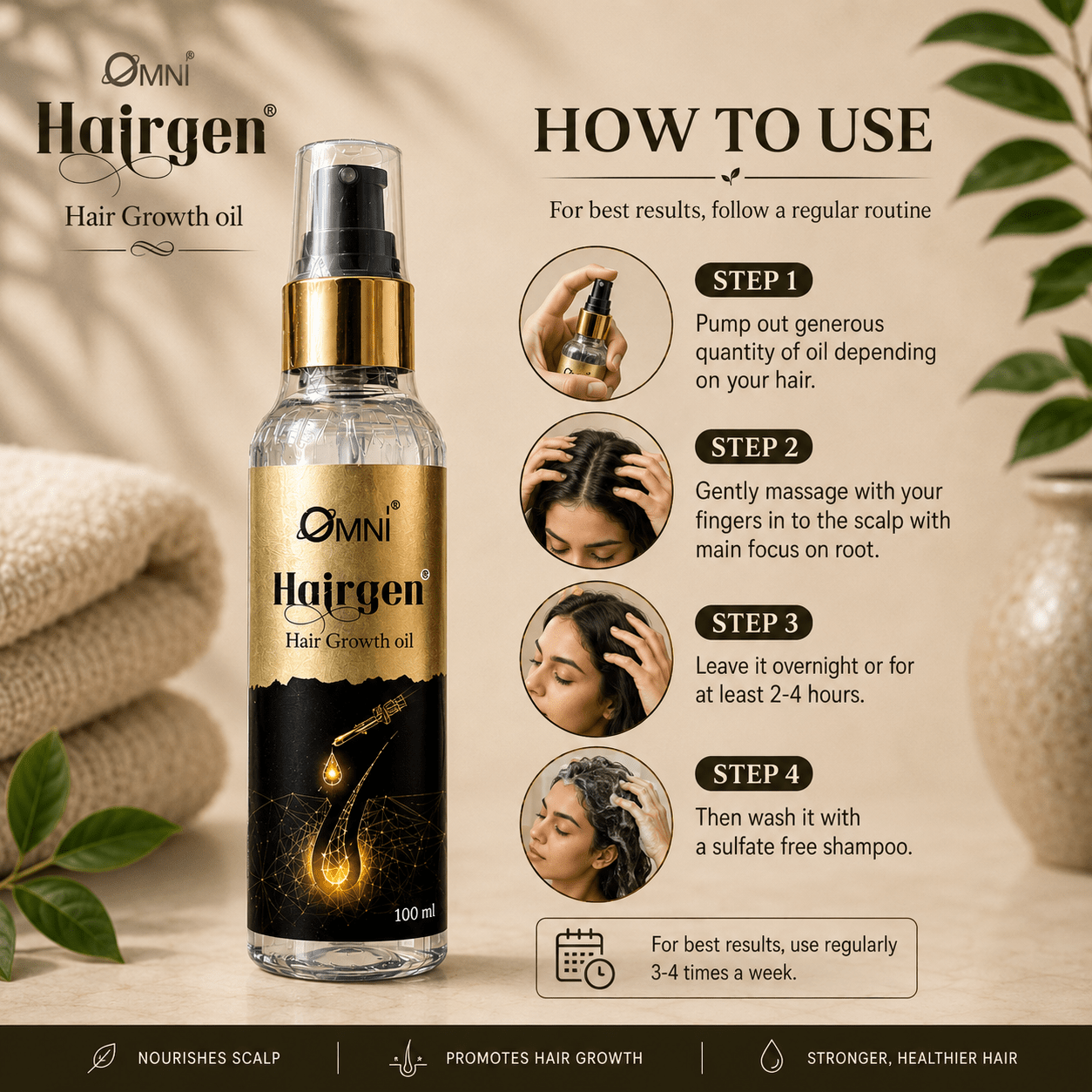 Hairgen Hair Growth Oil - Cosmosentials