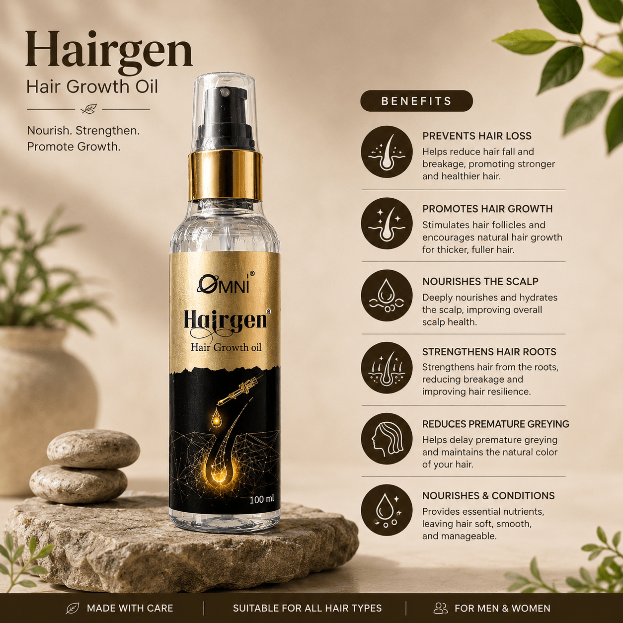 Hairgen Hair Growth Oil - Cosmosentials
