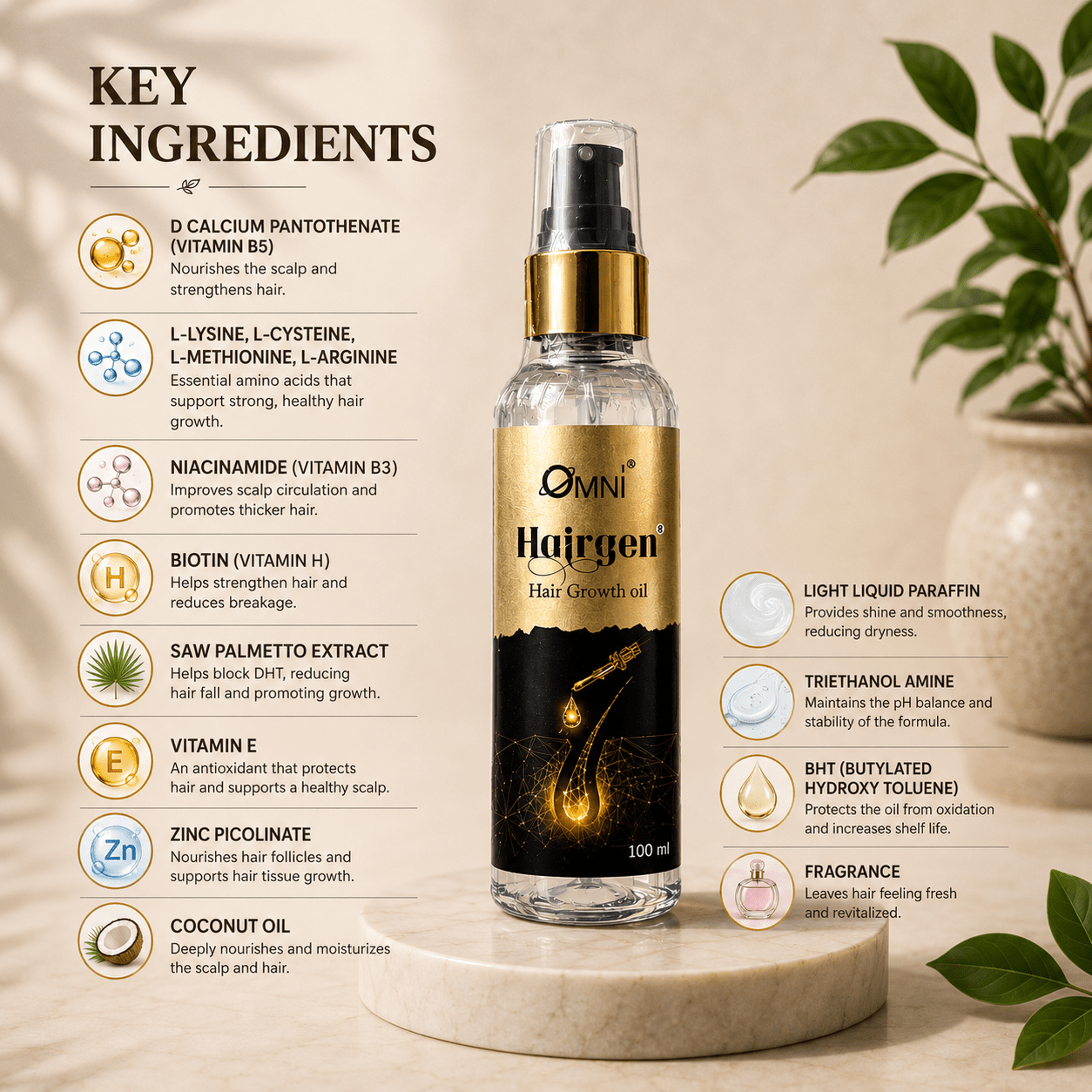 Hairgen Hair Growth Oil - Cosmosentials