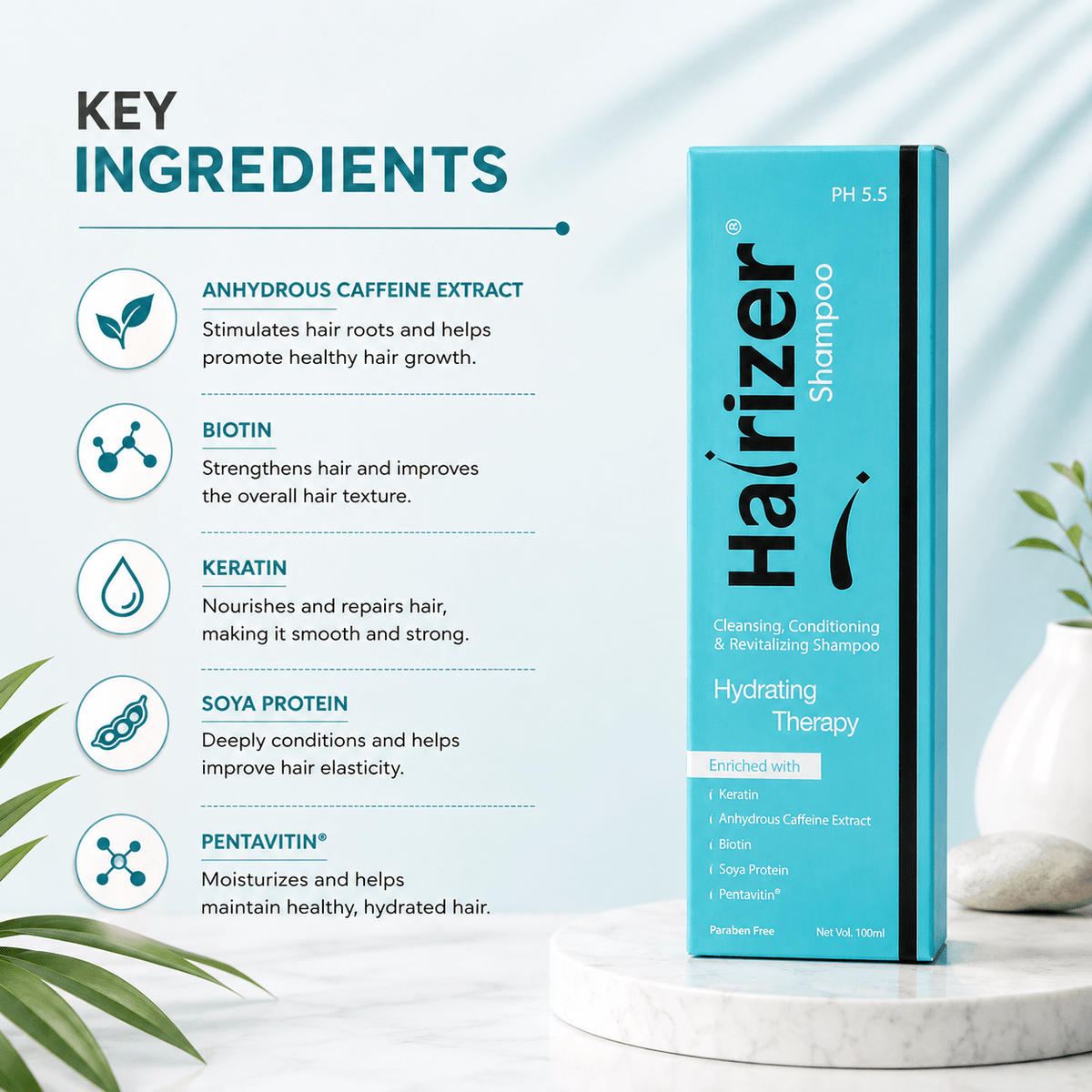 Hairizer Shampoo 100ml - Cosmosentials