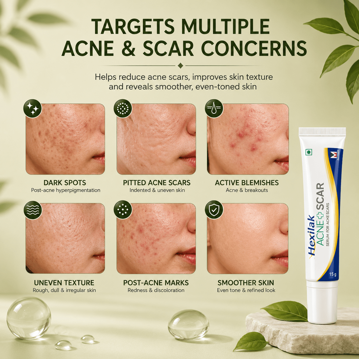 Hexilak Acne + Scar Serum / Gel - Cosmosentials