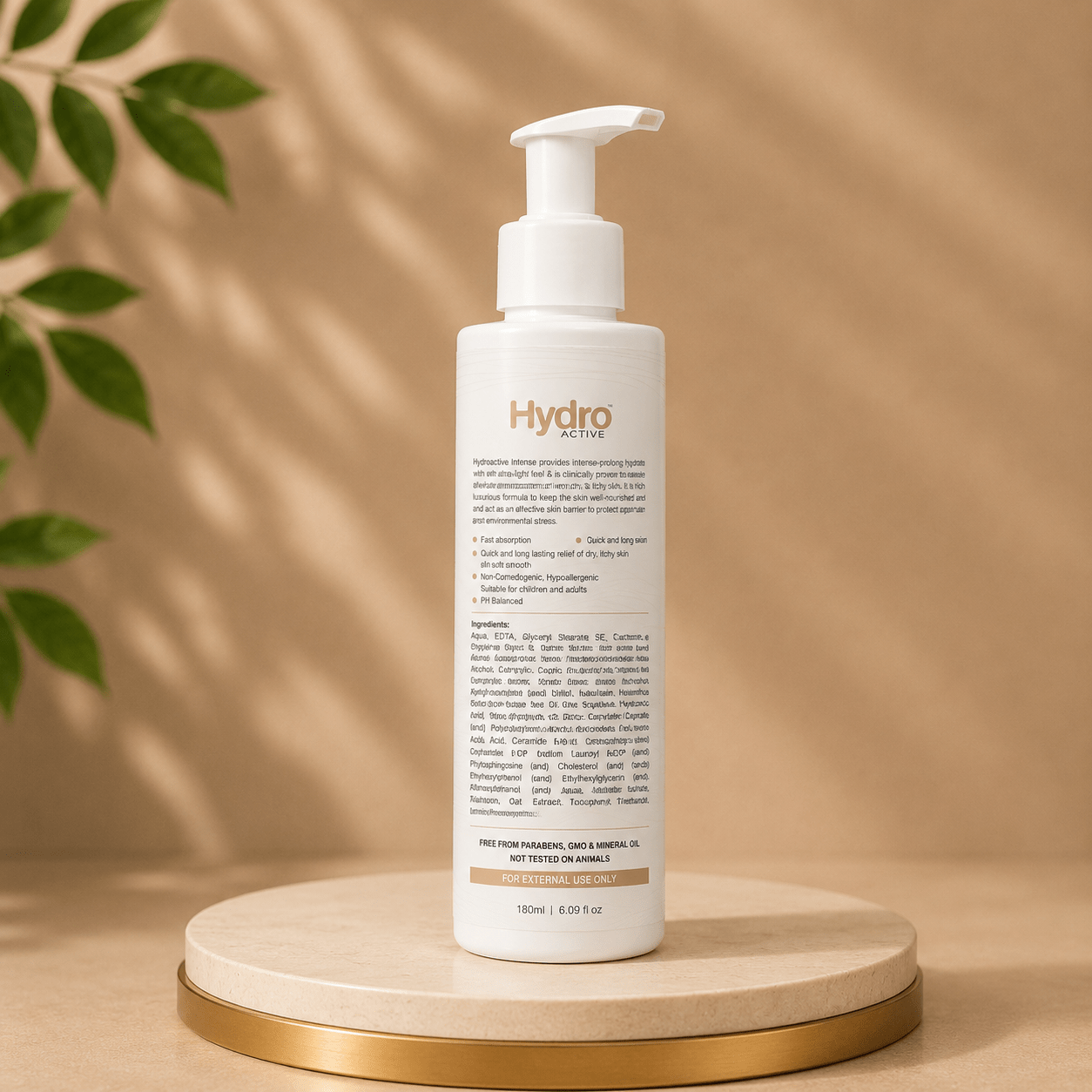 Hydro Active Intense Daily Moisturizing Lotion 180ml - Cosmosentials