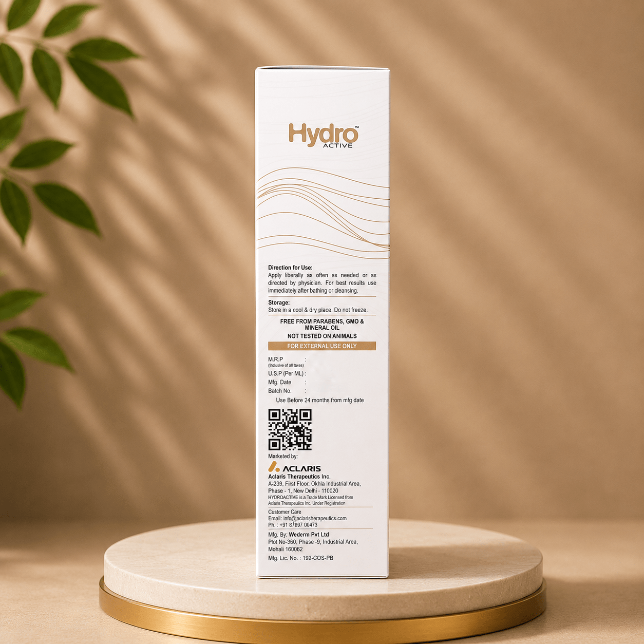 Hydro Active Intense Daily Moisturizing Lotion 180ml - Cosmosentials