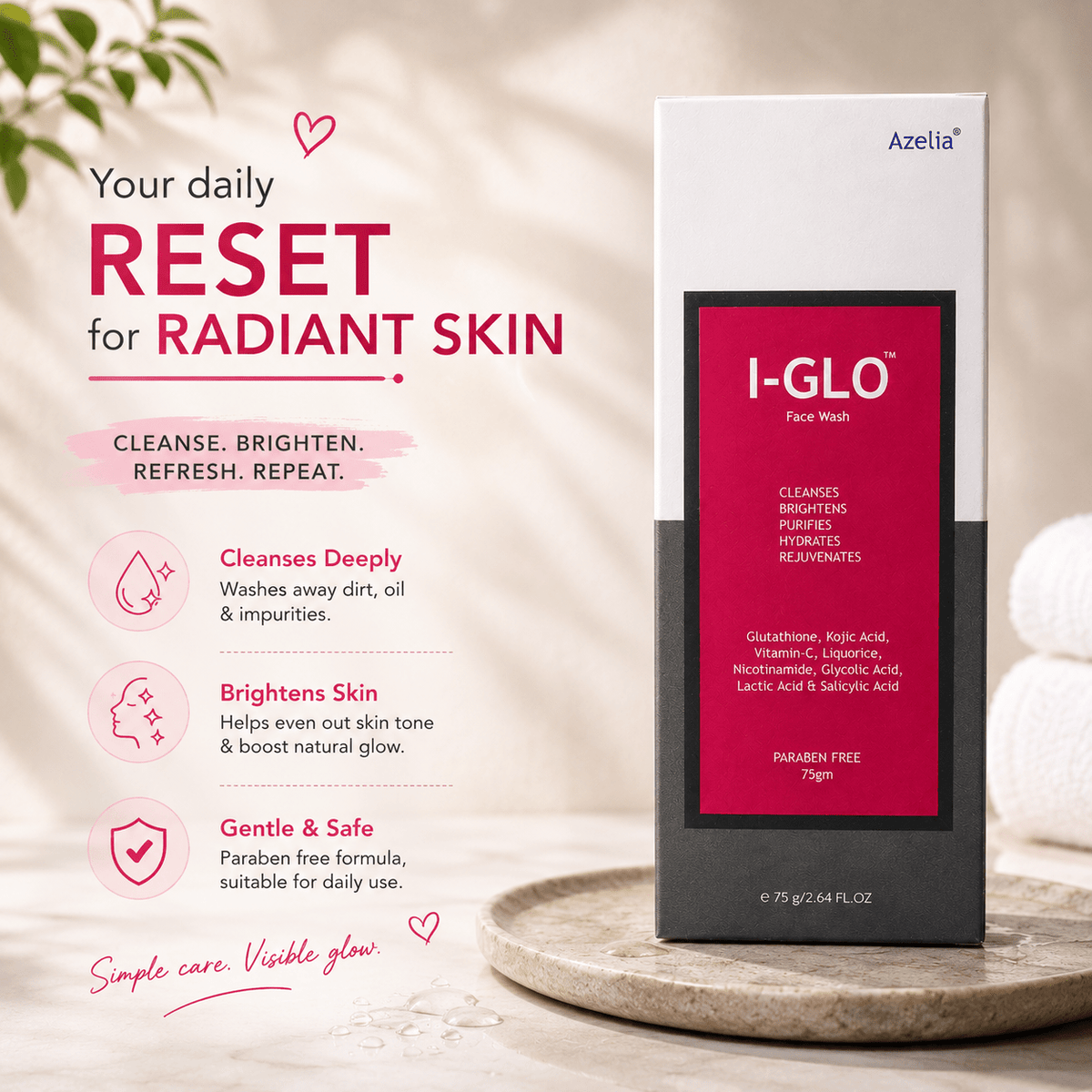 I-GLO Face Wash - Cosmosentials