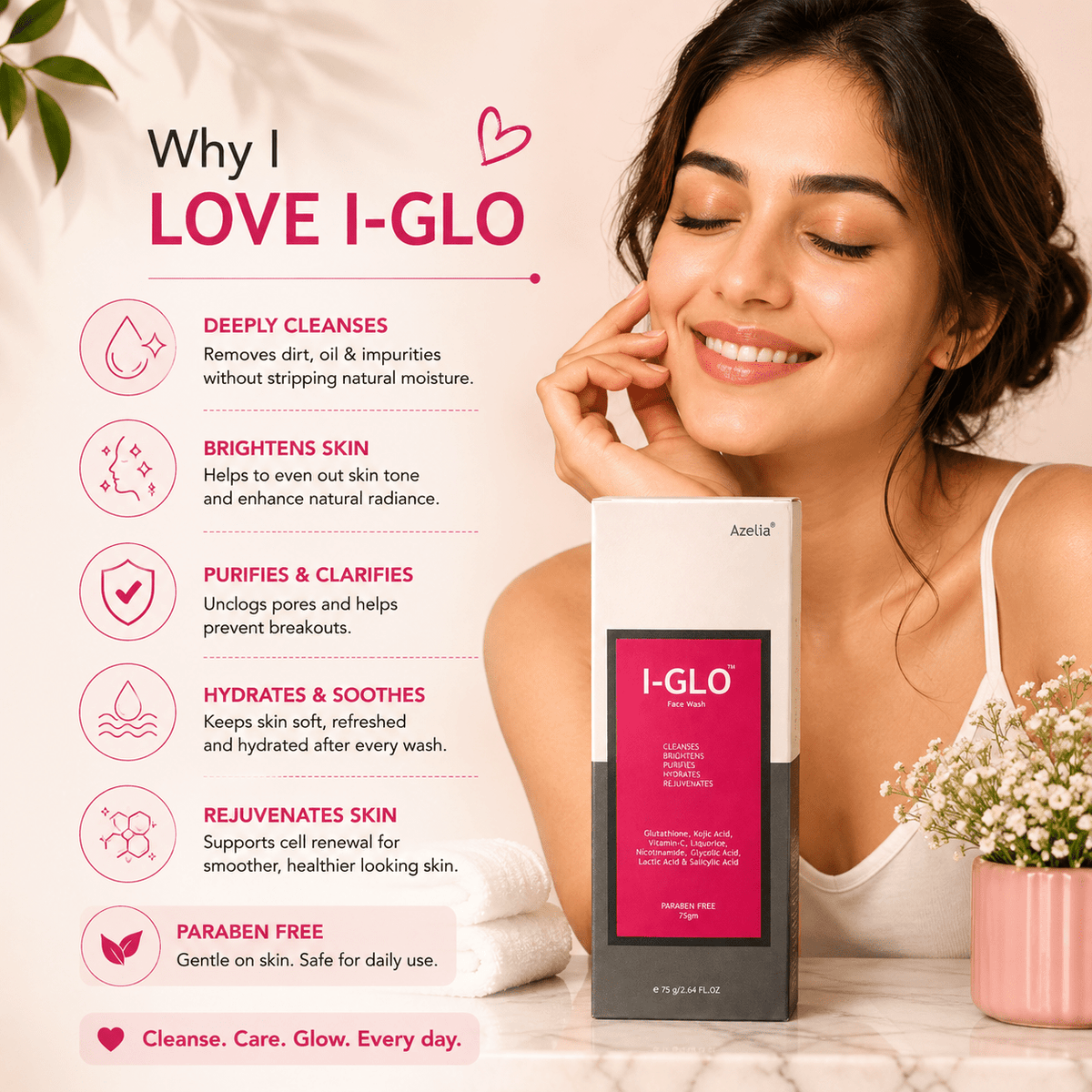 I-GLO Face Wash - Cosmosentials