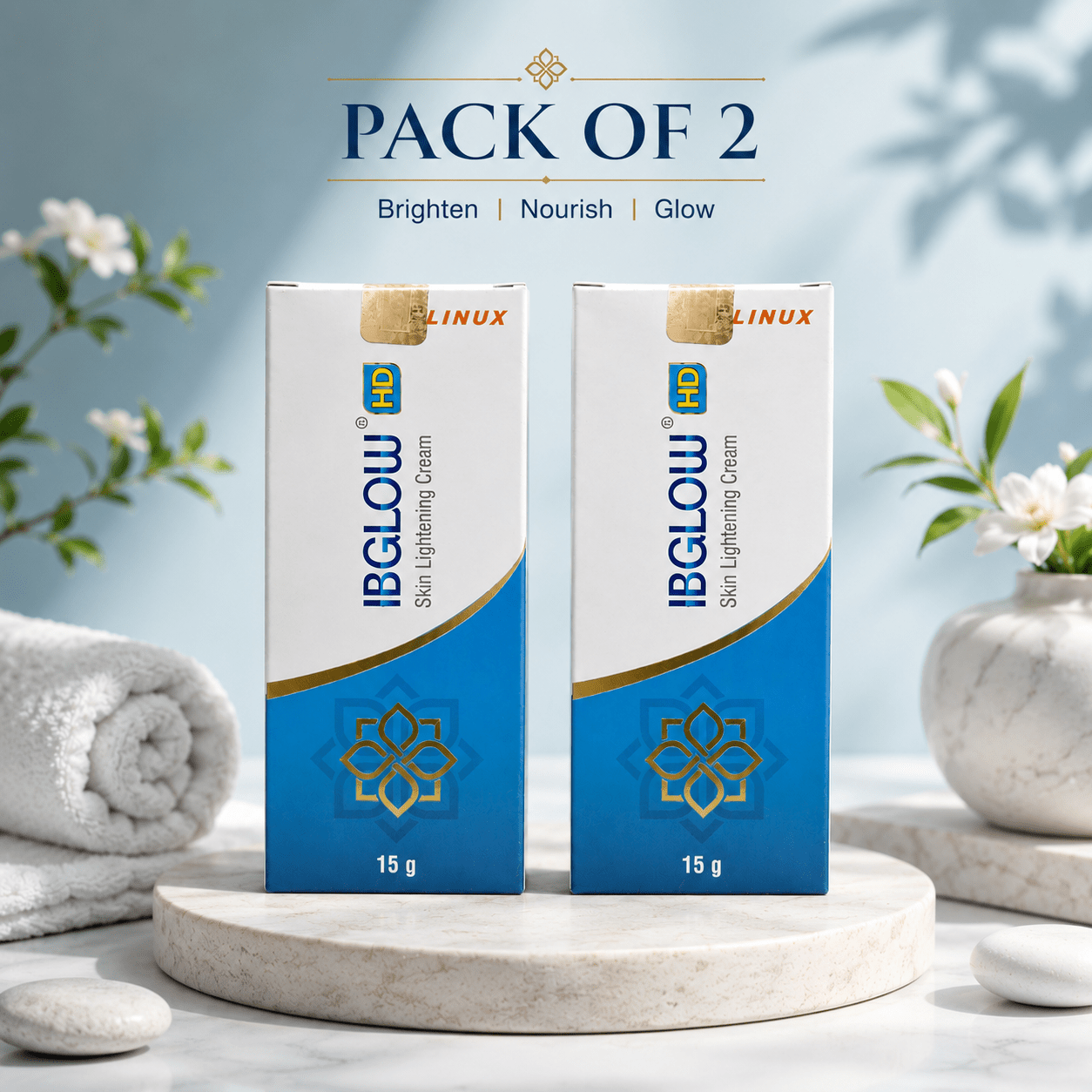 IBGLOW HD Skin Lightening Cream - Cosmosentials
