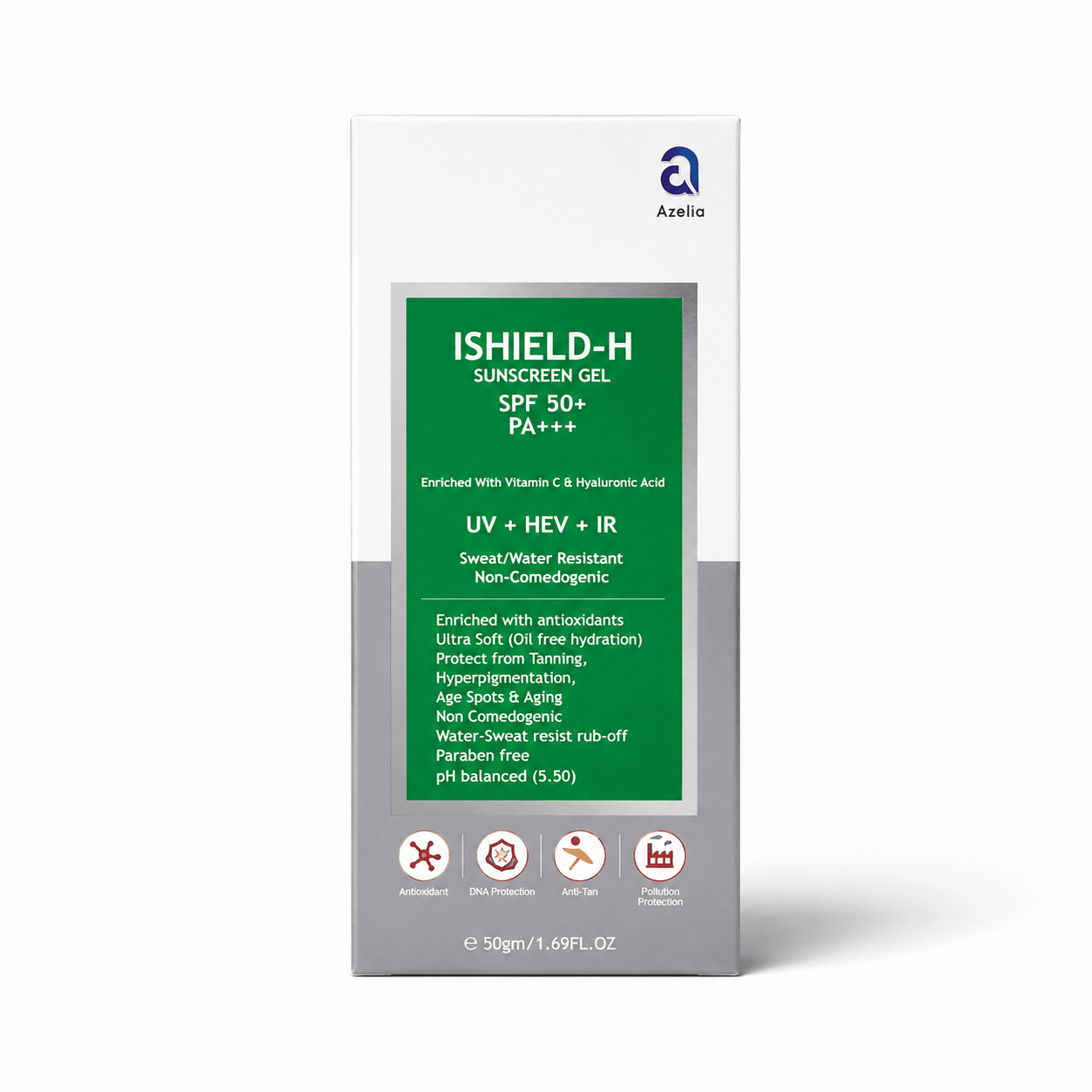 ISHIELD-H Sunscreen Gel SPF 50+ PA+++ - Cosmosentials