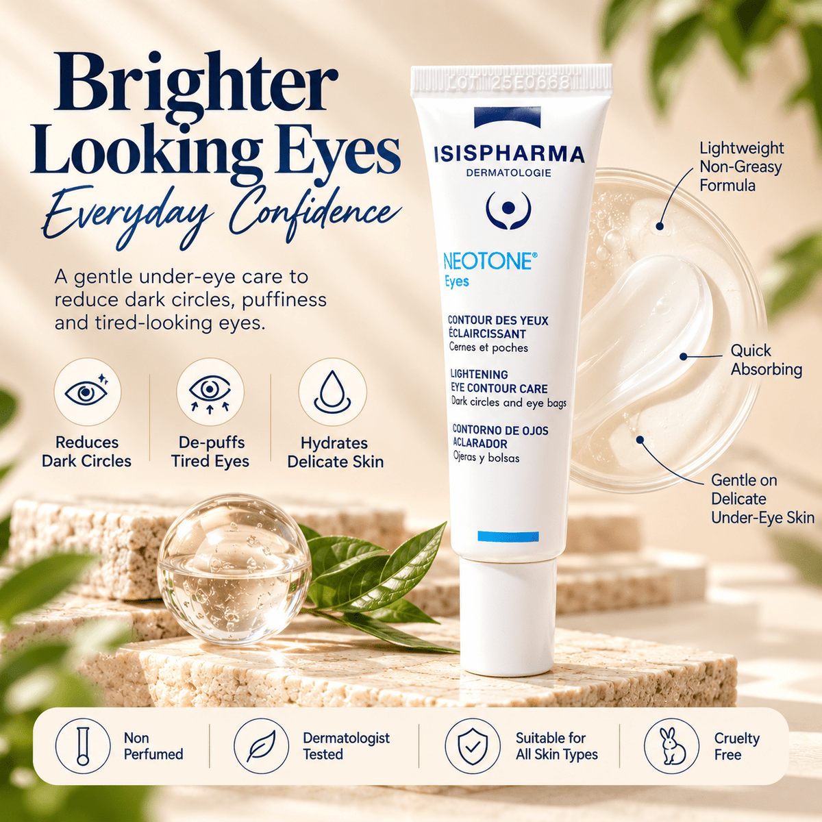 ISISPHARMA Neotone Eyes Lightening Eye Contour Care - Cosmosentials