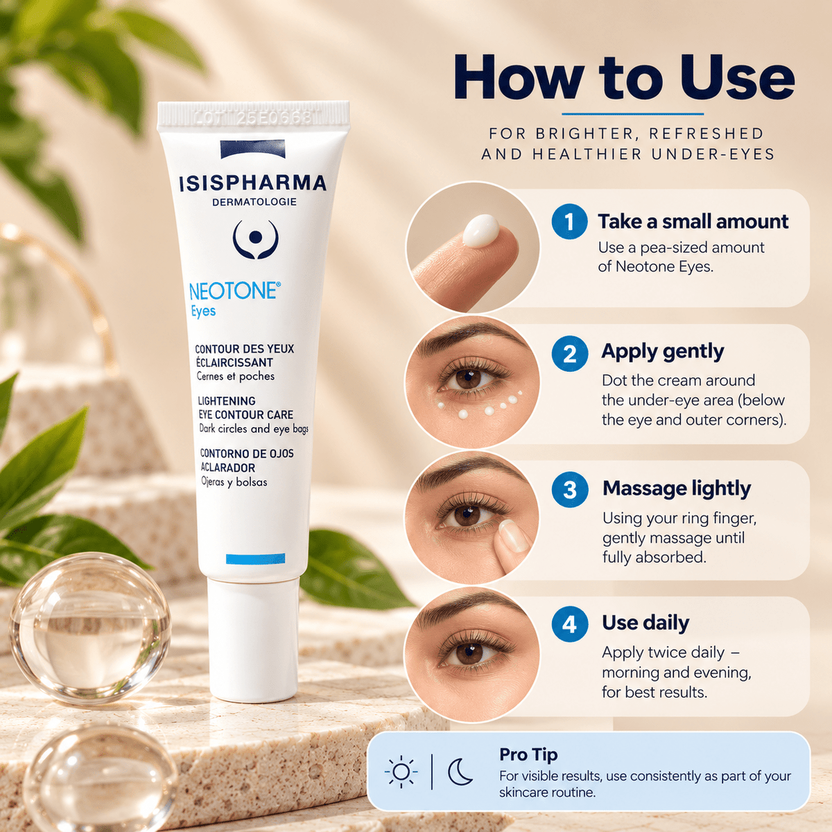 ISISPHARMA Neotone Eyes Lightening Eye Contour Care - Cosmosentials