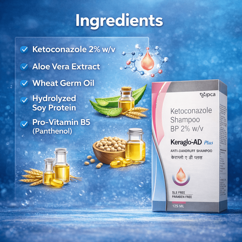Keraglo - AD Plus Anti - Dandruff | Hair Care Shampoo - Cosmosentials