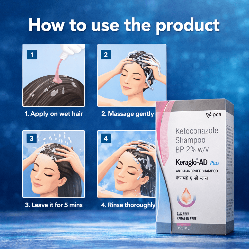 Keraglo - AD Plus Anti - Dandruff | Hair Care Shampoo - Cosmosentials