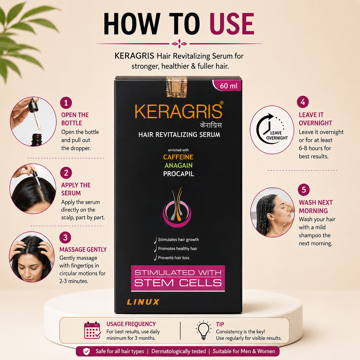 Keragris Hair Revitalizing Serum - Cosmosentials