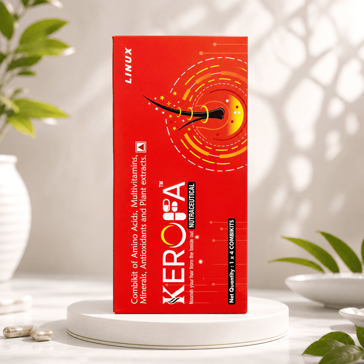 Kerofa Hair Growth Nutraceutical Supplement Combokit - Cosmosentials