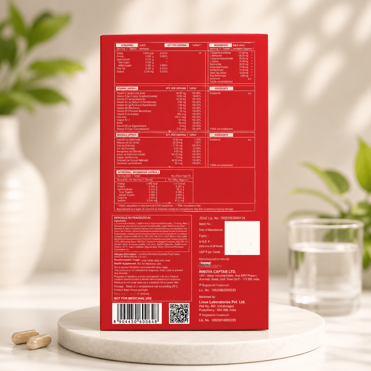 Kerofa Hair Growth Nutraceutical Supplement Combokit - Cosmosentials