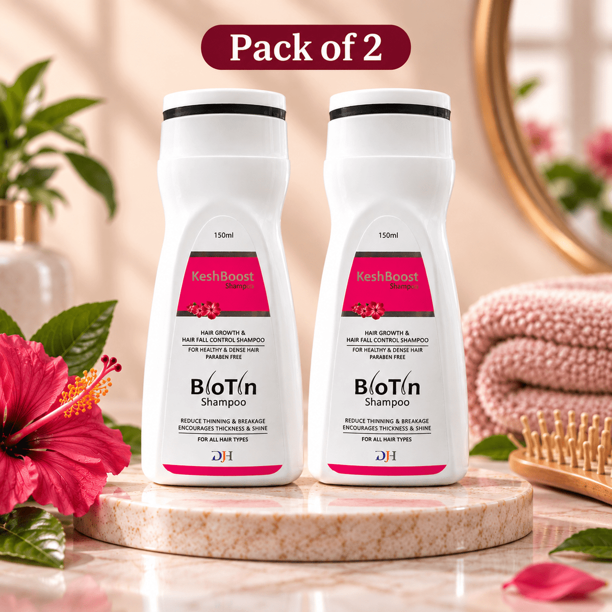 KeshBoost Biotin Shampoo 150 ml - Cosmosentials
