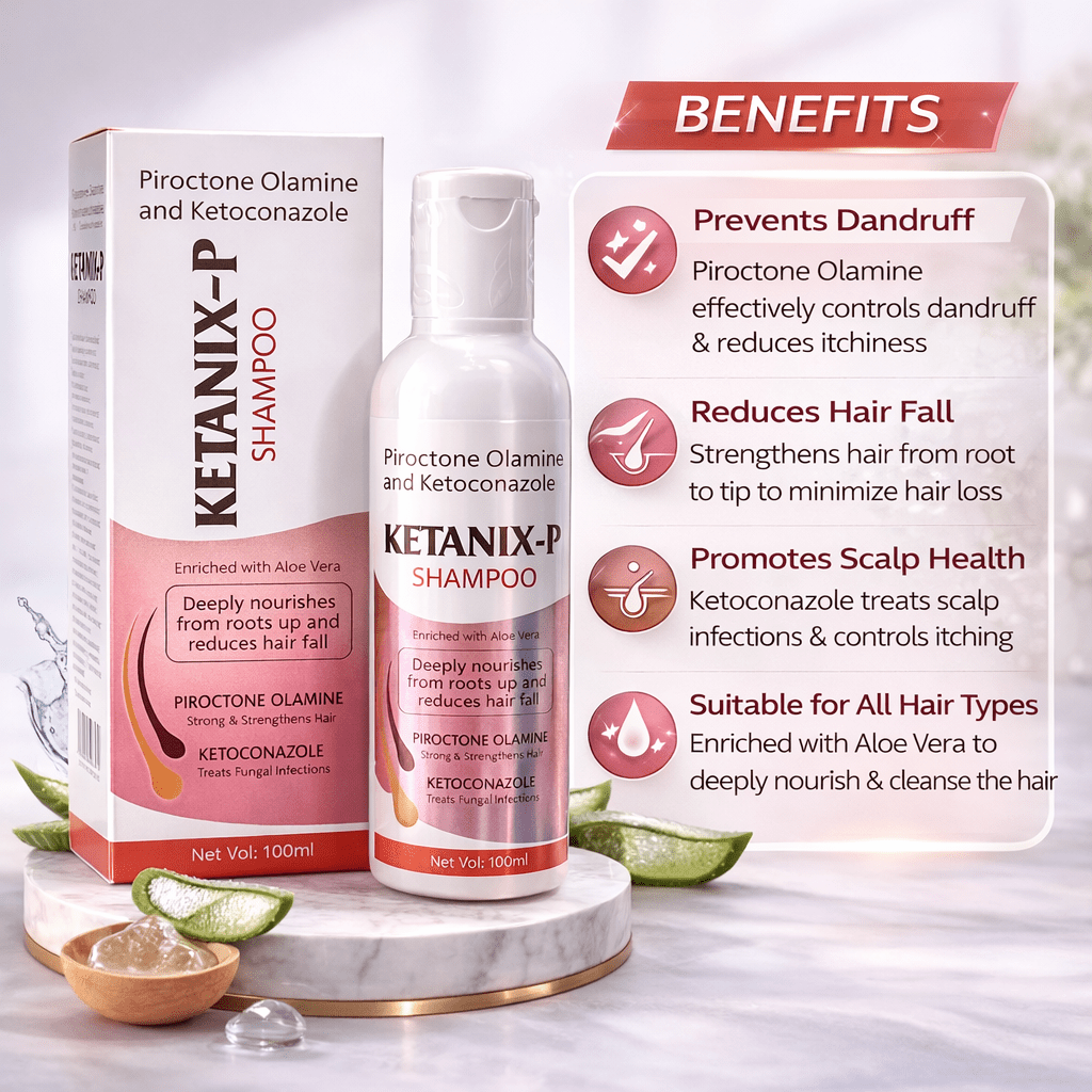 Ketanix - P Shampoo - Cosmosentials