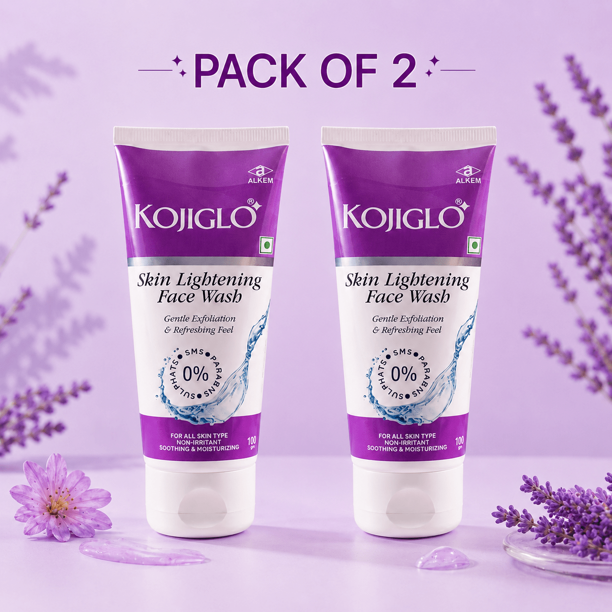 Kojiglo Skin Lightening Face Wash - Cosmosentials