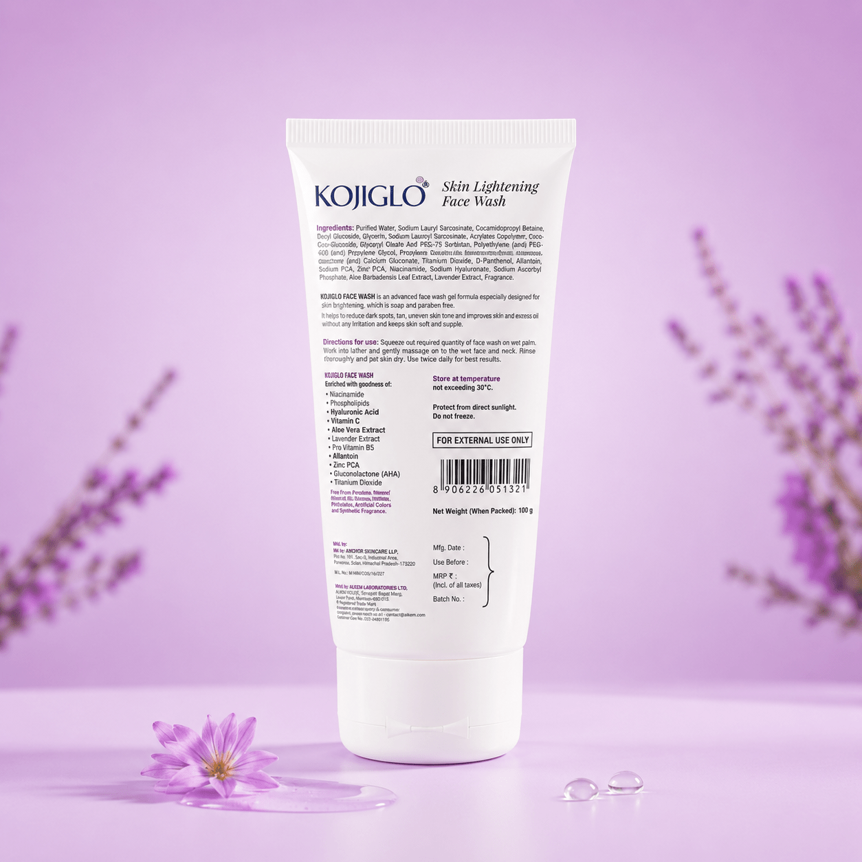 Kojiglo Skin Lightening Face Wash - Cosmosentials