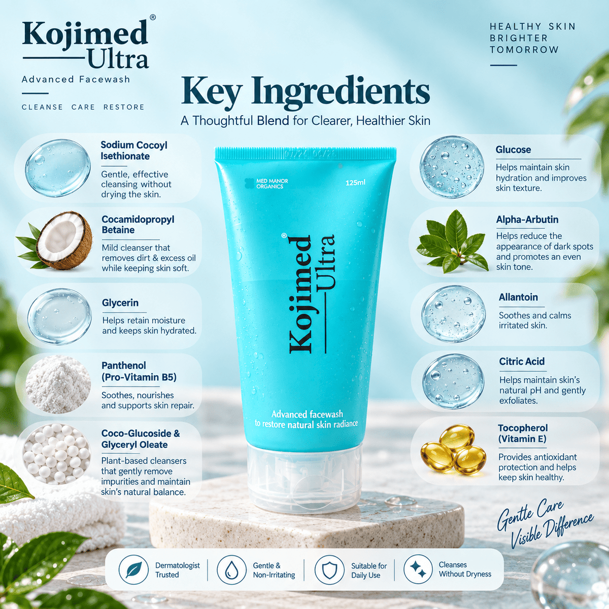 Kojimed Ultra Advanced Face Wash - Cosmosentials