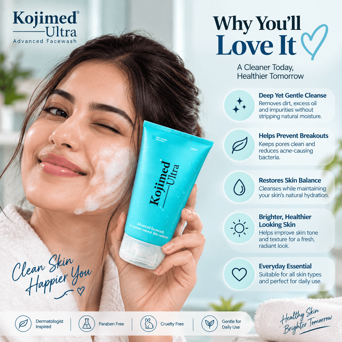 Kojimed Ultra Advanced Face Wash - Cosmosentials