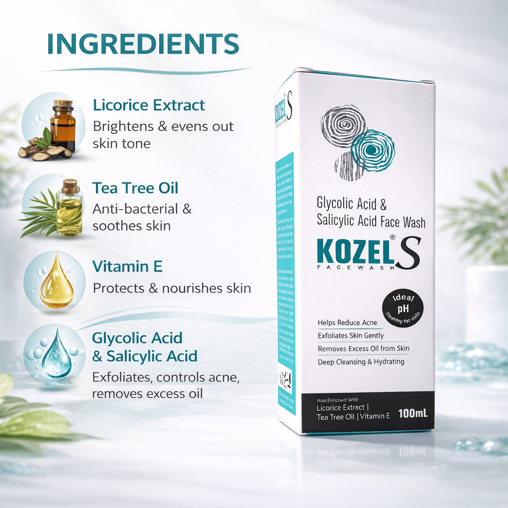KOZEL S Face wash - Cosmosentials