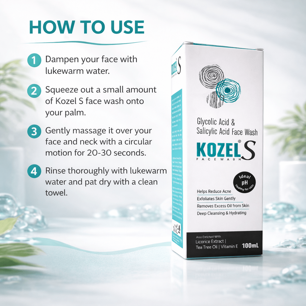 KOZEL S Face wash - Cosmosentials