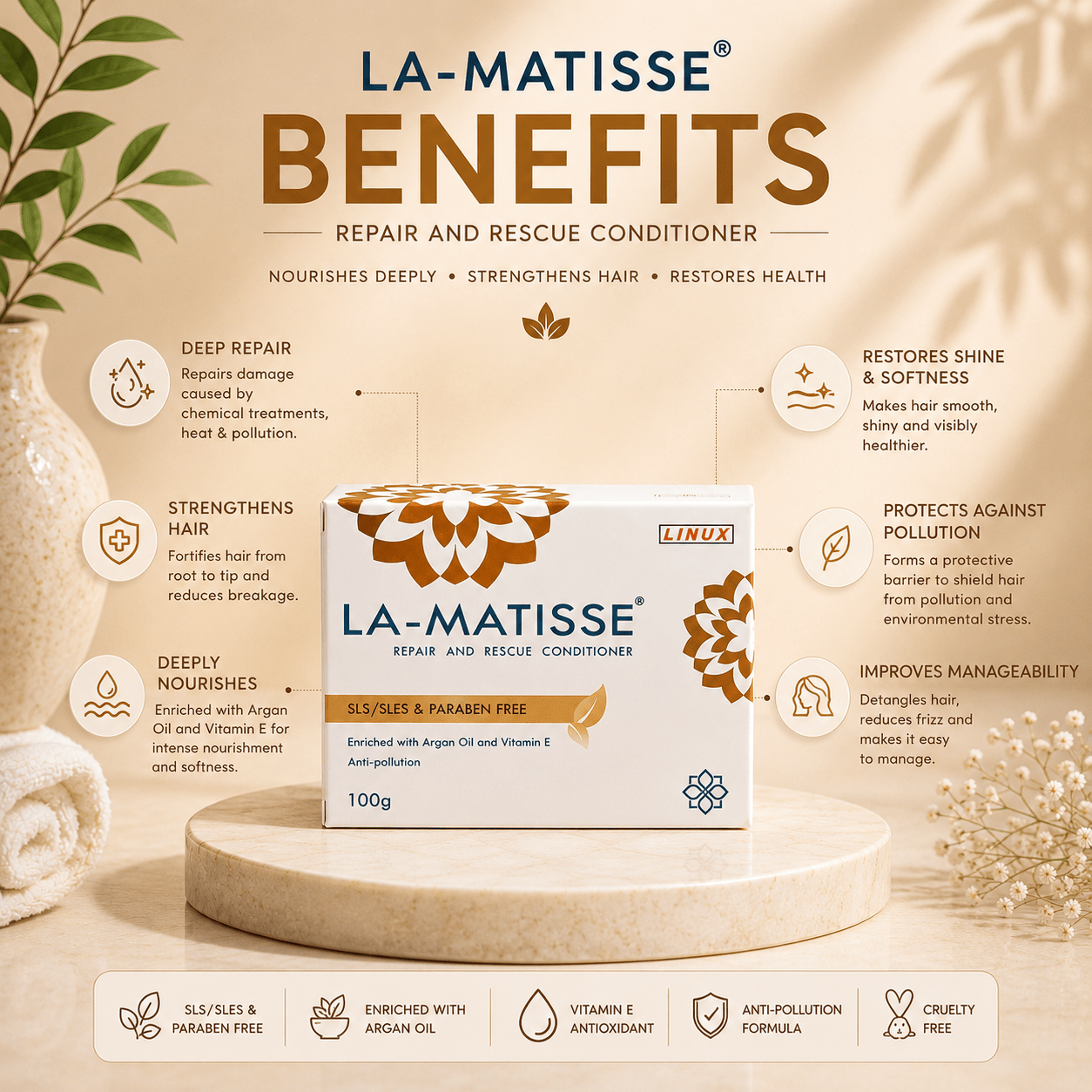 LA-MATISSE Repair and Rescue Conditioner - Cosmosentials