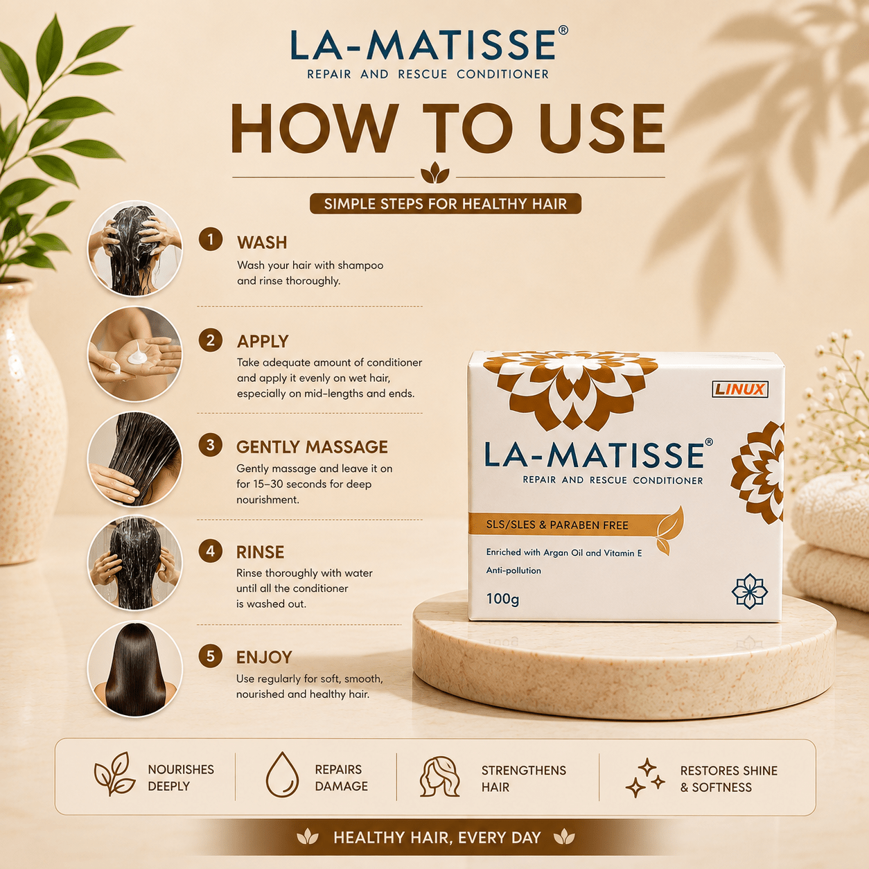 LA-MATISSE Repair and Rescue Conditioner - Cosmosentials