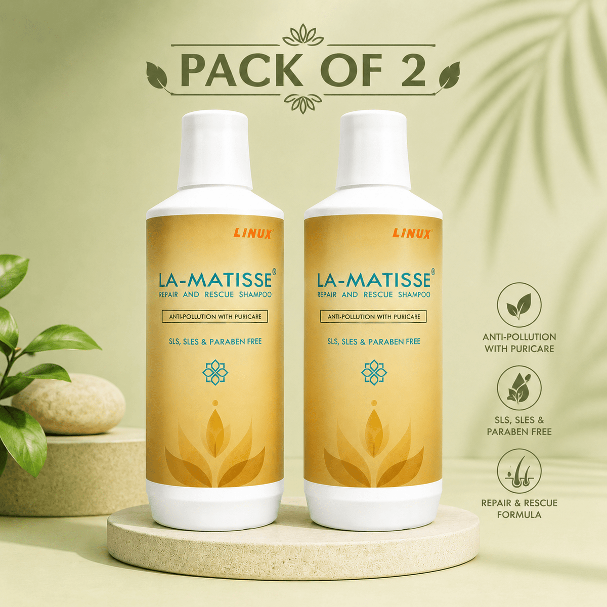 LA-MATISSE Repair & Rescue Shampoo 200ml - Cosmosentials