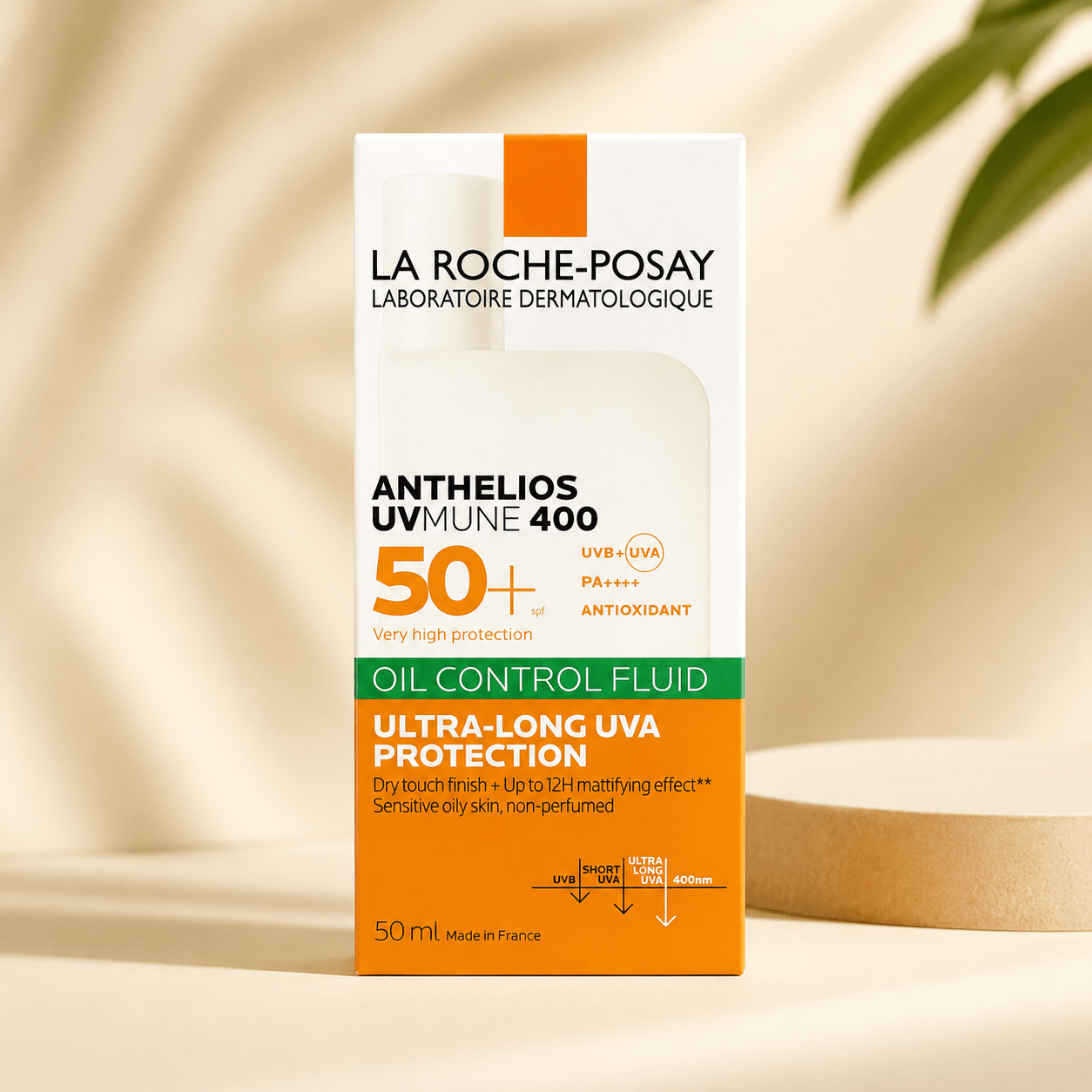 La Roche-Posay Anthelios UVMune 400 Oil Control Fluid SPF 50+ 50ml - Cosmosentials