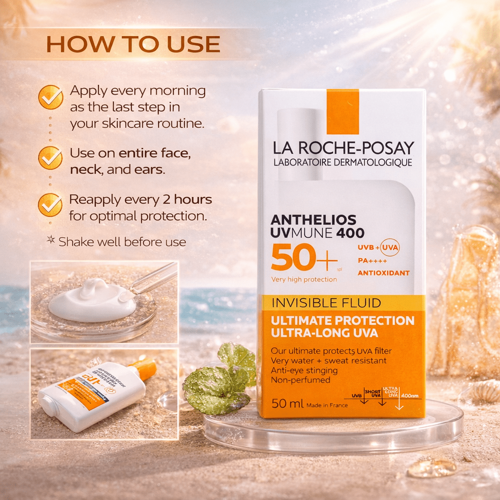La Roche - Posay Anthelios UVMune 400 SPF 50+ ( Invisible Fluid ) - Cosmosentials