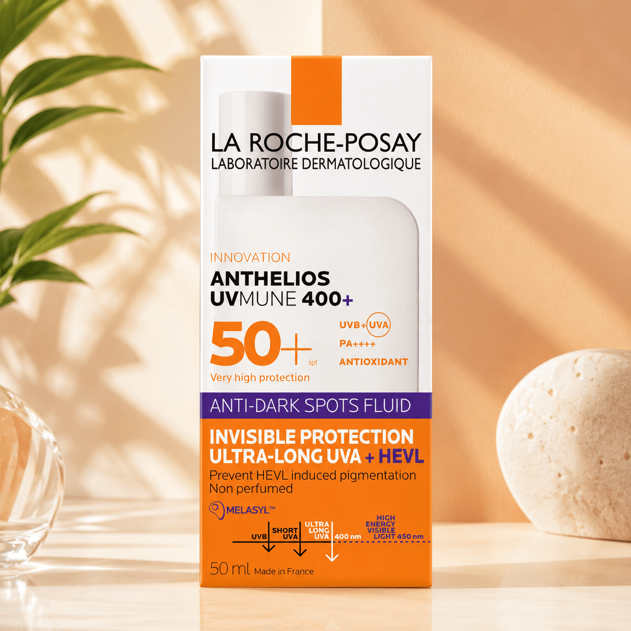 La Roche-Posay Innovation Anthelios UVMune 400 SPF 50+ Fluid ( Anti-Dark Sports Fluid ) - Cosmosentials