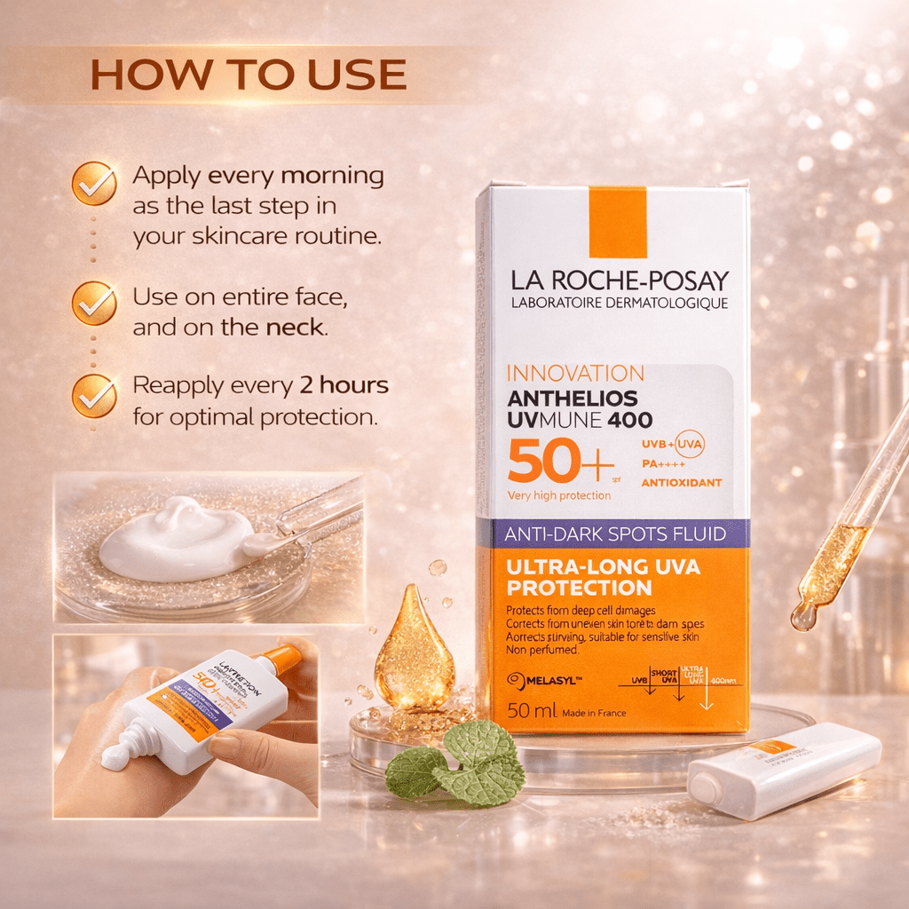 La Roche - Posay Innovation Anthelios UVMune 400 SPF 50+ Fluid ( Anti - Dark Sports Fluid ) - Cosmosentials