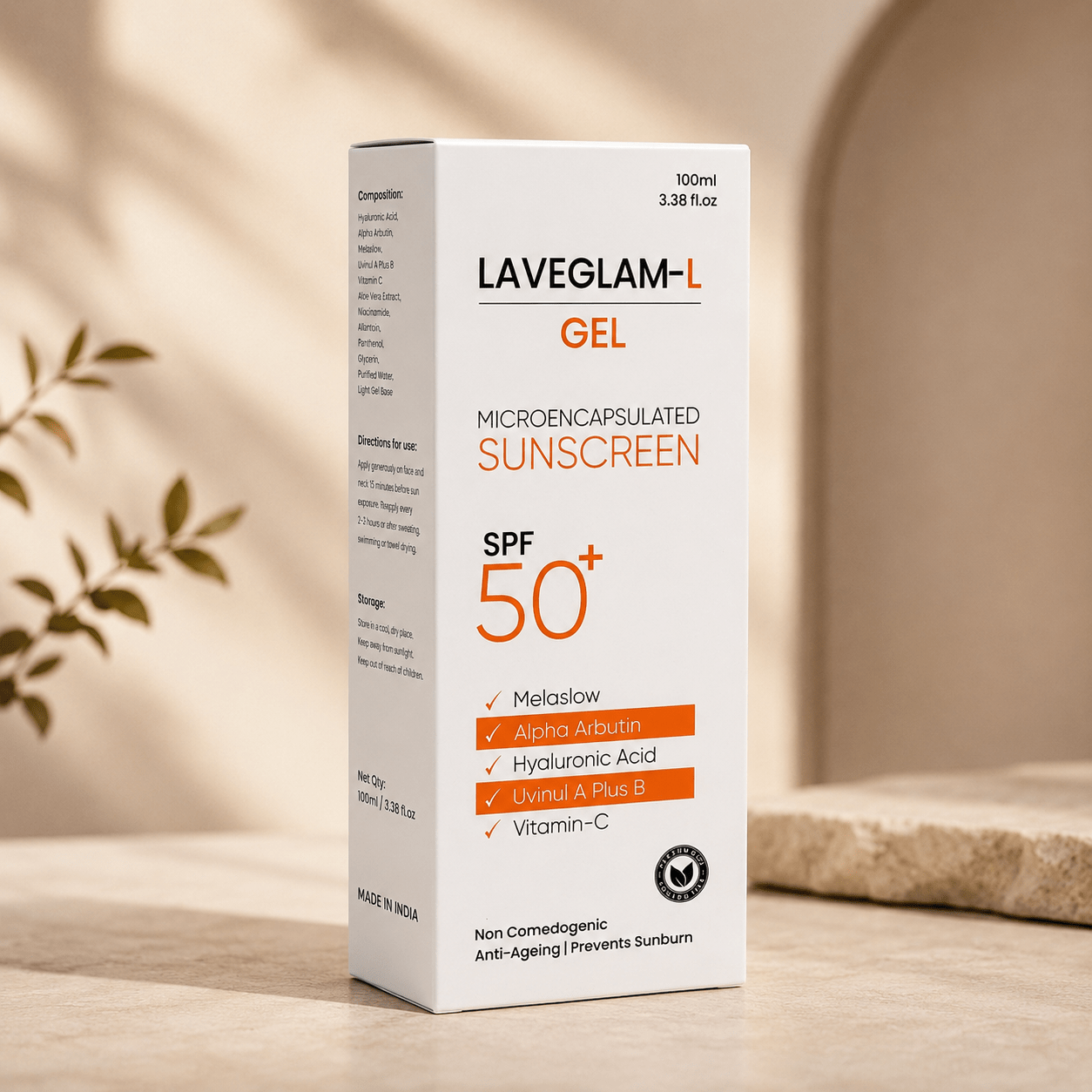 LAVEGLAM - L Sunscreen Gel SPF 50+ - Cosmosentials