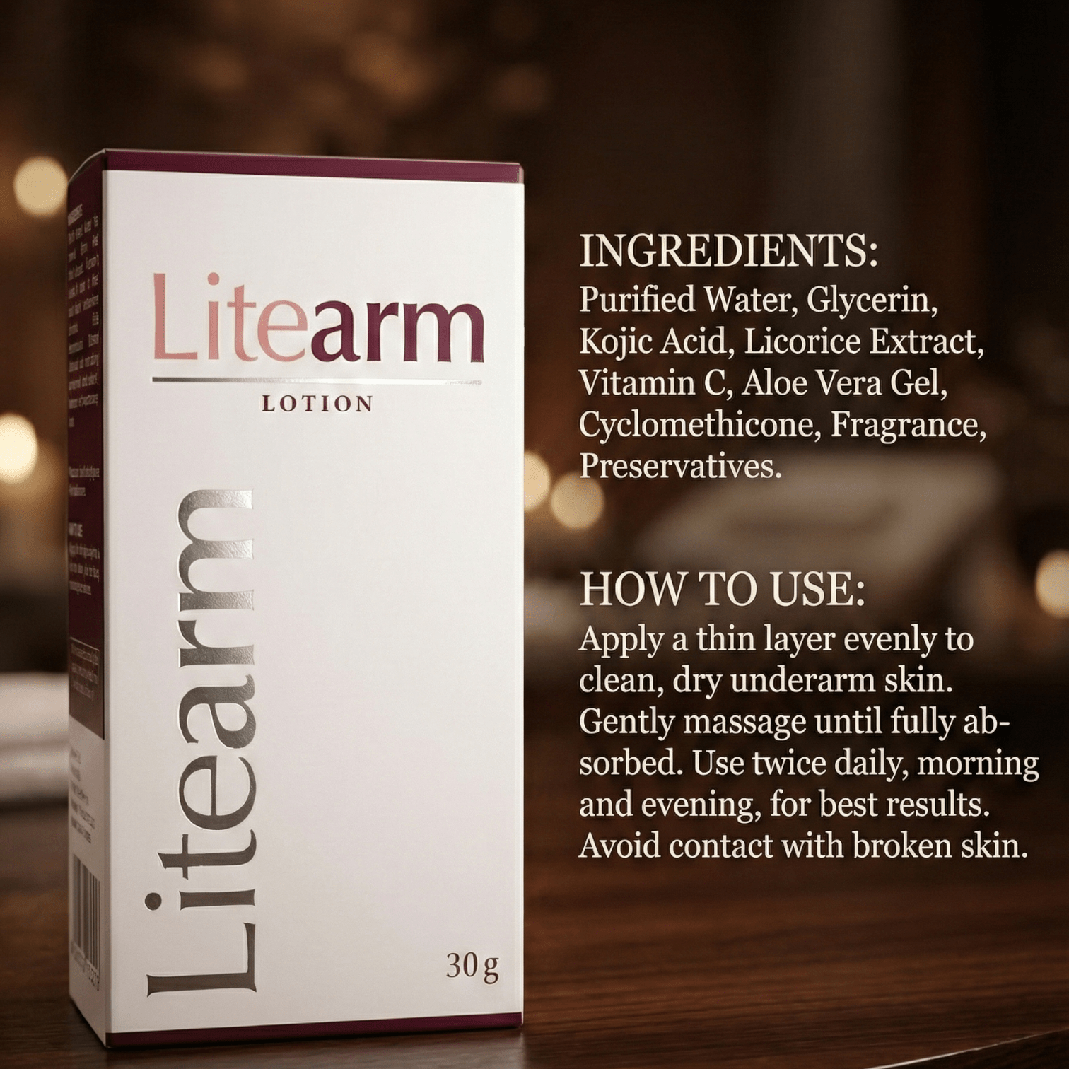 Litearm Lotion - Cosmosentials