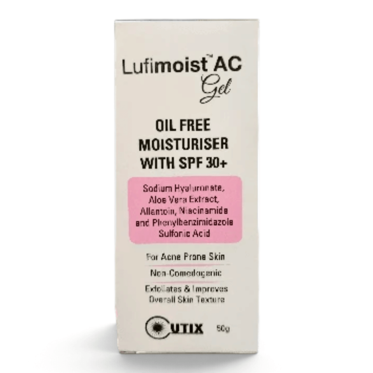 Lufimoist AC Gel Oil Free Moisturiser with SPF 30 - Cosmosentials