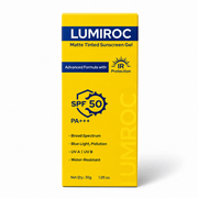 LUMIROC Matte Tinted Sunscreen Gel SPF 50 PA+++ - Cosmosentials